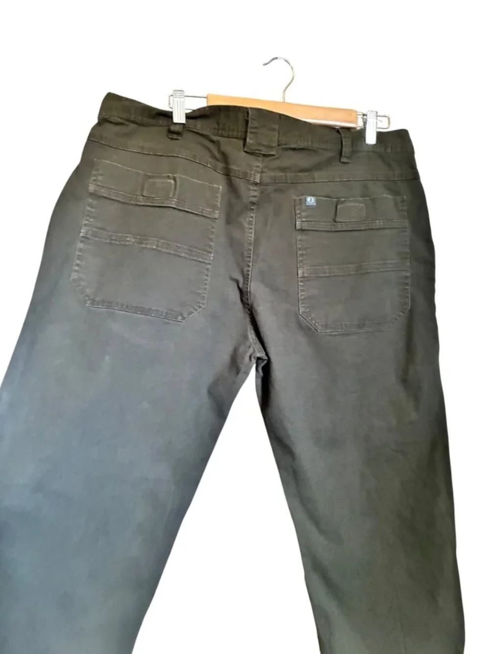 The American Outdoorsman Pants Mens 38x32 Brown Good Utility Canvas Workwear
